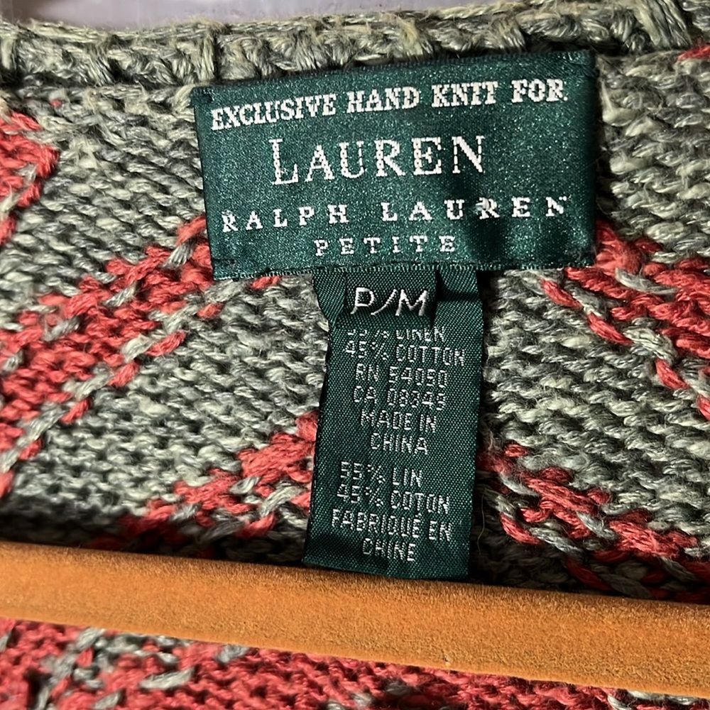 Lauren Ralph Lauren Aztec Cardigan - Picture 5 of 16